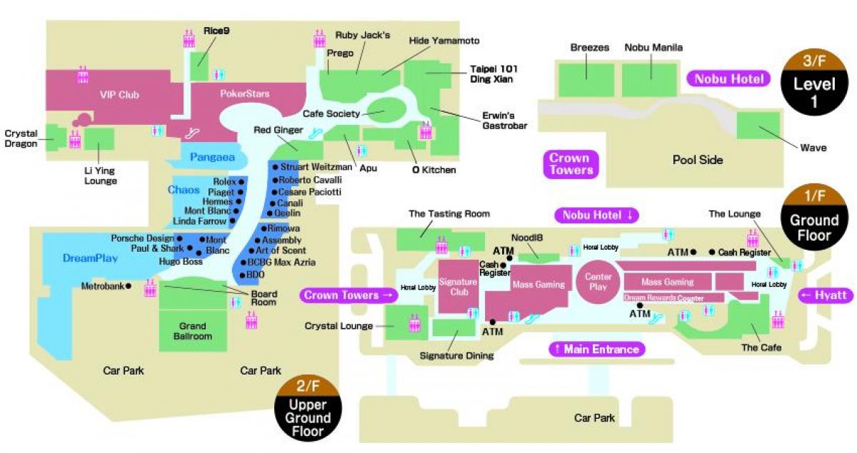 mapa de la ciutat dels somnis Macau