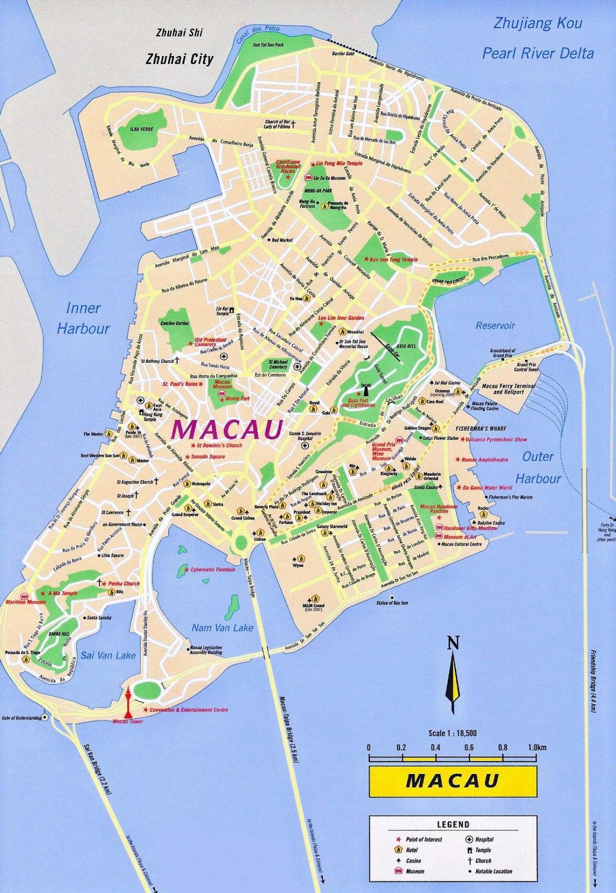Macau Macau mapa