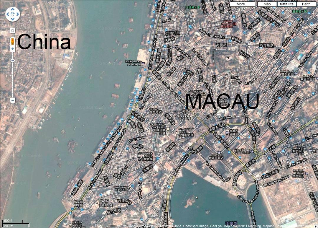 mapa de sant-malo Macau