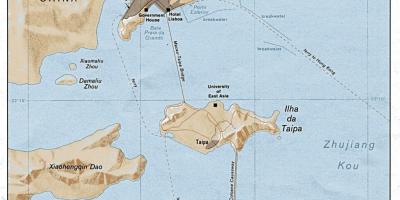Mapa de Macau ciutat vella
