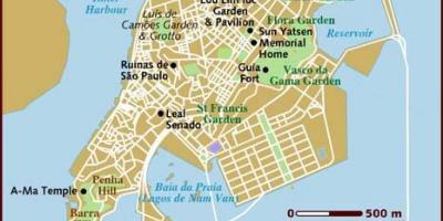 Venetian Macau centre comercial mapa