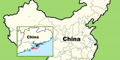 Macau mapa àsia