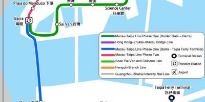 Macau metro mapa