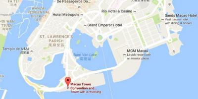 Mapa de la torre de Macau